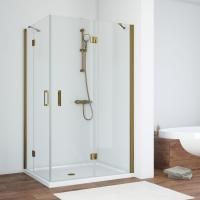 Душевой уголок Vegas Glass AFA-F TUR NOVO 110*80 05 01 R профиль бронза, стекло прозрачное