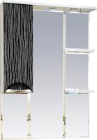 Зеркало Misty Лорд 75 бело-черный L