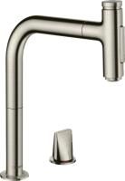 Смеситель для кухни Hansgrohe Metris Select M71 73819800 сталь