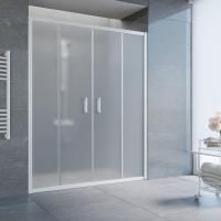Душевая дверь в нишу Vegas Glass Z2P 190 01 10 профиль белый, стекло сатин