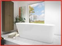 Акриловая ванна Hafa Brigg 180 см с белой панелью