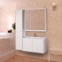 Мебель для ванной Misty Барселона 90 белая эмаль