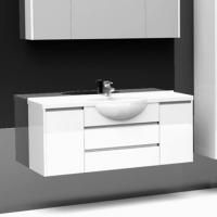 Тумба с раковиной Aquanet Лайн 120