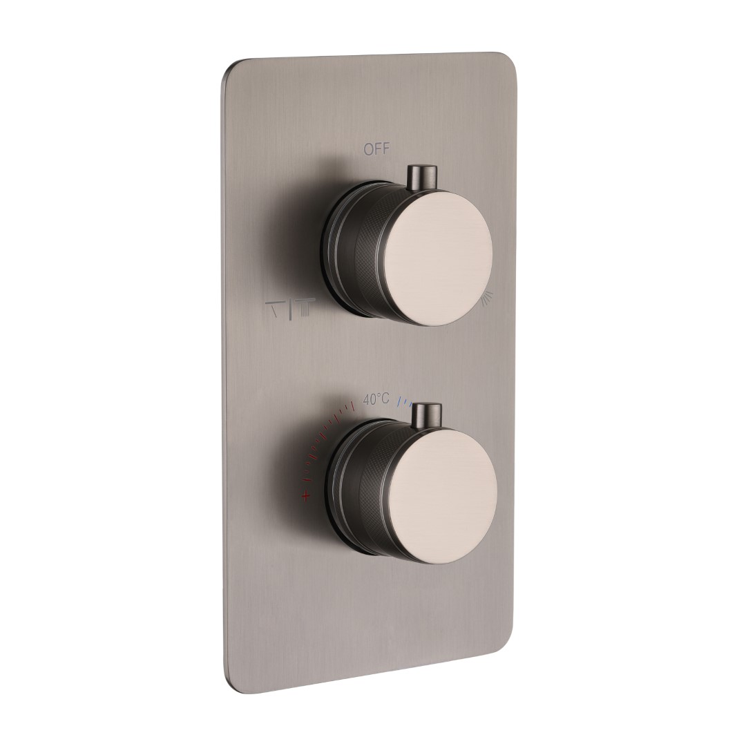 Смеситель для душа Boheme Cell 134-2-GM с термостатом