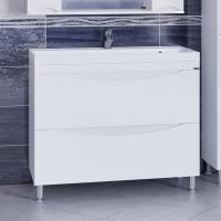 Тумба с раковиной СанТа Сатурн 100 напольная