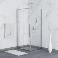 Душевой уголок RGW Stilvoll SV-42-1 (1290-1300)х900х1950 профиль хром, стекло прозрачное