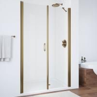 Душевая дверь в нишу Vegas Glass EP-F-2 115 05 01 L профиль бронза, стекло прозрачное