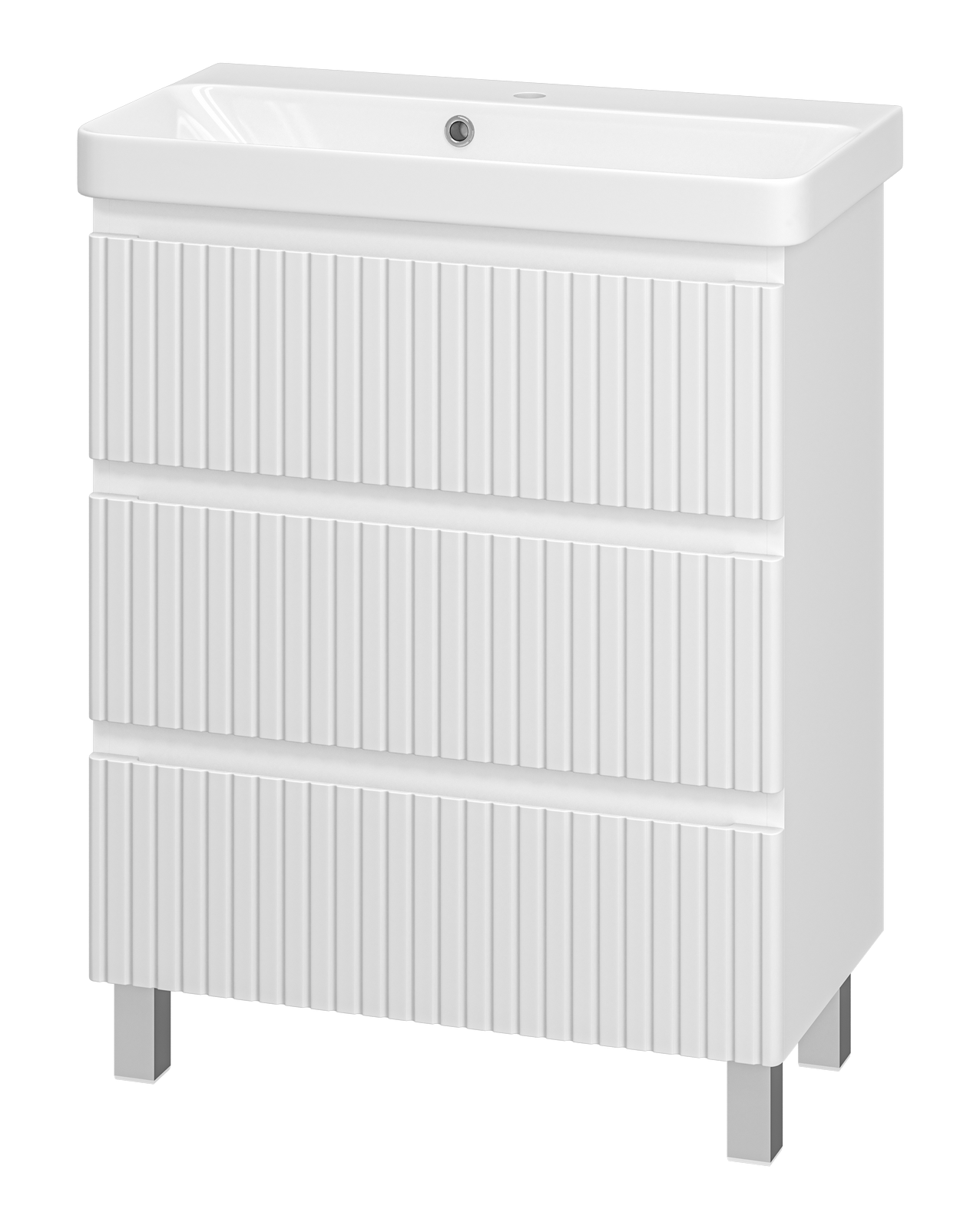 Тумба с раковиной Brevita Victory 70 белая