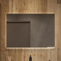 Зеркало Diwo Элиста 100 с подсветкой светодиодной, инфракрасный выключатель