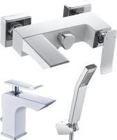 Душевой комплект Lemark Contest LM5814CW + LM5806CW