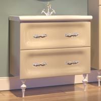 Тумба с раковиной Marka One Cheri 80Н vanilla