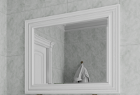 Зеркало ValenHouse Эстетика 130 белое