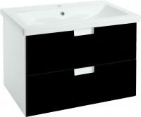 Тумба с раковиной Bellezza Пегас 90 подвесная, черная