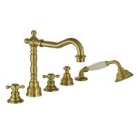 Смеситель на борт ванны Migliore Arcadia ML.ARC-8380 Br