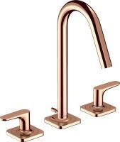 Смеситель для раковины Axor Citterio M 34133300 полированное красное золото