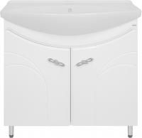 Тумба с раковиной Misty Сицилия 85 белая эмаль