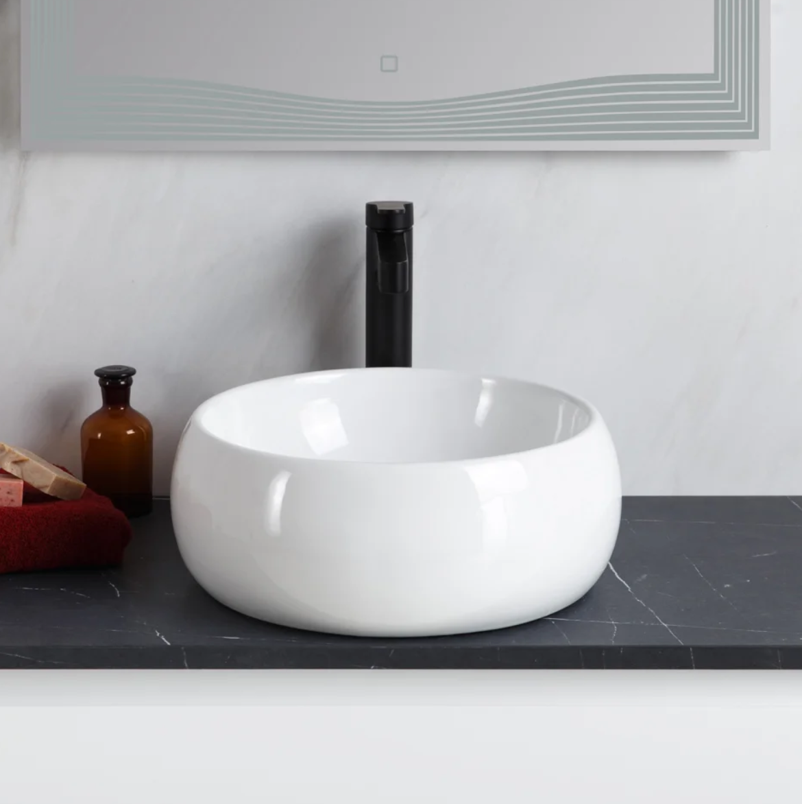 Накладная раковина CeramaLux 7031B