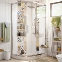 Душевой уголок Stworki Лунд 110x90 см профиль хром глянец