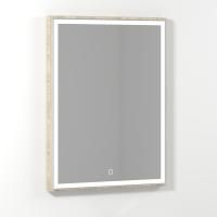 Зеркало Vod-Ok Лайт 60 ореховый дубослив, с подсветкой