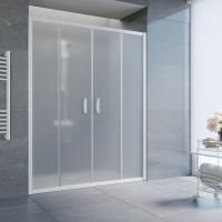 Душевая дверь в нишу Vegas Glass Z2P 180 01 10 профиль белый, стекло сатин