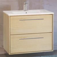 Тумба под раковину Raval Frame 75 дуб сонома, подвесная