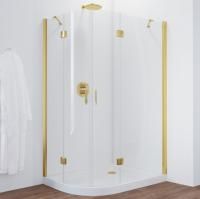 Душевой уголок Vegas Glass AFS-F 120*110 09 01 R профиль золото, стекло прозрачное