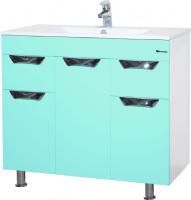 Тумба с раковиной Bellezza Симона 90 салатовая