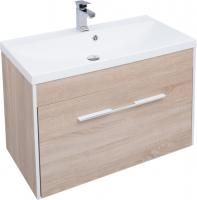 Тумба с раковиной Aquanet Августа 90 дуб сонома