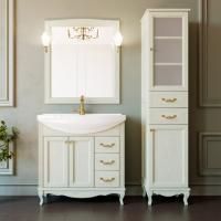 Мебель для ванной ValenHouse Эллина 80 слоновая кость, фурнитура бронза