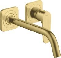 Смеситель для раковины Axor Citterio M 34116950 шлифованная медь