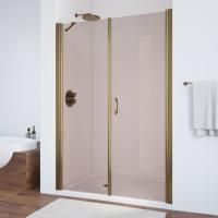 Душевая дверь в нишу Vegas Glass EP-F-2 135 05 05 R профиль бронза, стекло бронза