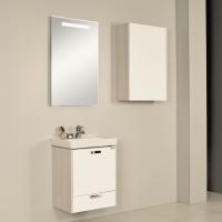 Мебель для ванной Aquaton Йорк 55 М белый/ясень фабрик