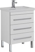 Тумба под раковину Aquanet Сиена 60 напольная белая