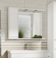 Зеркало Misty Алиса 100 L с подсветкой белое