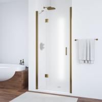 Душевая дверь в нишу Vegas Glass AFP TUR NOVO h1890 100 05 10 L профиль бронза, стекло сатин