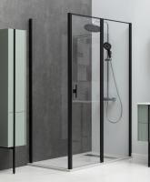 Душевой уголок Allen Brau Priority 120x80 3.31033.BBA + 3.31042.BBA, профиль черный браш