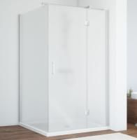 Душевой уголок Vegas Glass AFP-Fis 120 07 10 R профиль матовый хром, стекло сатин