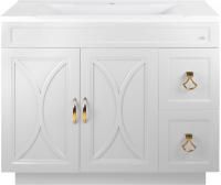 Тумба с раковиной Misty Амбра 80 2 двери, 2 ящика