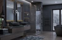 Душевой уголок Ambassador Diamond 12011105R 90x90 см