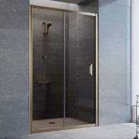Душевая дверь в нишу Vegas Glass ZP 120 05 05 профиль бронза, стекло бронза