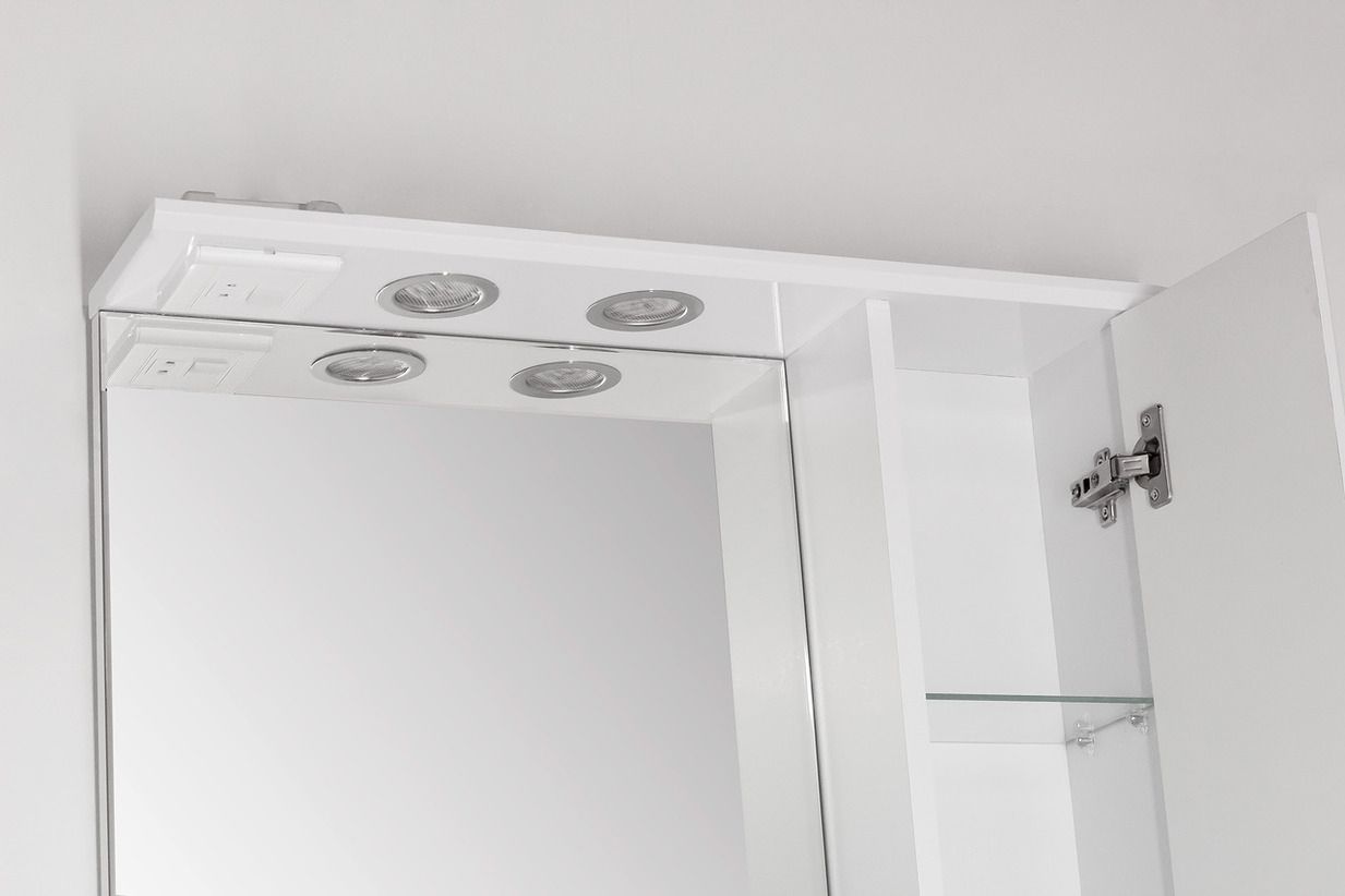 Зеркало-шкаф Style line эко стандарт Панда 65/с белый