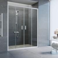 Душевая дверь в нишу Vegas Glass Z2P 180 01 01 профиль белый, стекло прозрачное