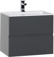 Тумба под раковину Aquanet Алвита 70 серый антрацит