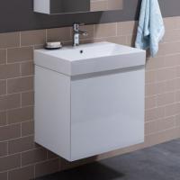 Тумба с раковиной Aquanet Йорк 60 белая