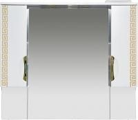 Зеркало-шкаф Misty Престиж 105 золотая патина