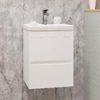 Тумба с раковиной Art&Max Family 40 подвесная, Bianco Lucido