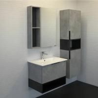 Мебель для ванной Comforty Франкфурт 60 подвесная, бетон светлый