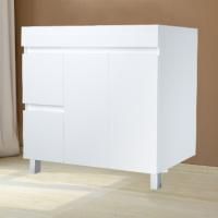 Тумба с раковиной 1MarKa Cube 100Н с бельевой корзиной