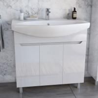 Тумба с раковиной SanStar Bianca 85