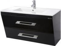 Тумба под раковину Bellezza Берта подвесная 100 черная